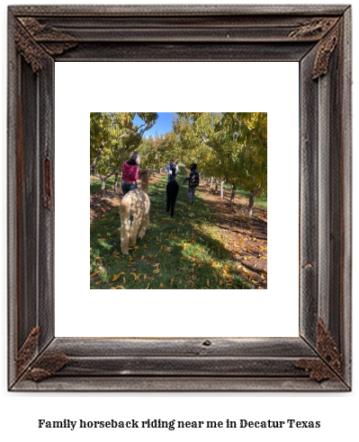 family horseback riding near me in Decatur, Texas